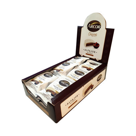 [8437025007097] ALFAJOR DULCE LECHE BLANCO C18