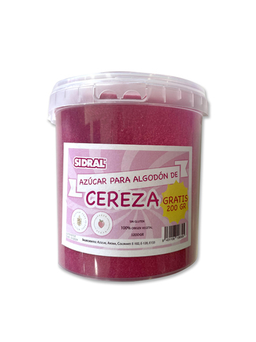 [8431108108305] AZUCAR ALGODON CEREZA 1200GR