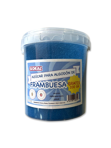 [8431108108329] AZUCAR ALGODON FRAMBUESA 1200GR