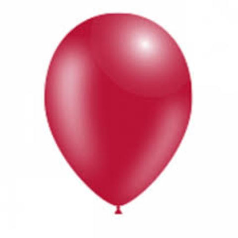 [8436540868053] BOLSA 100 GLOBOS 40CM ROJO METALIZADO