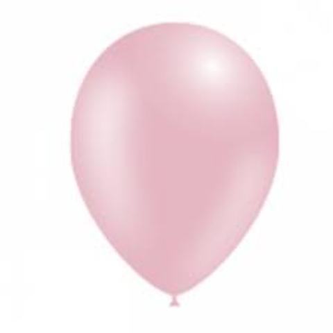 [8436540870650] BOLSA 100 GLOBOS 40CM ROSA BABY METALIZA