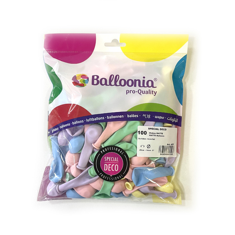 [8436540891198] BOLSA 100 GLOBOS 40CM SURTIDOS