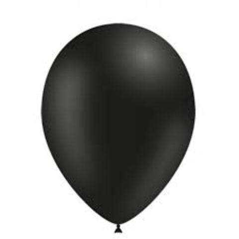 BOLSA 100 GLOBOS 45CM NEGRO