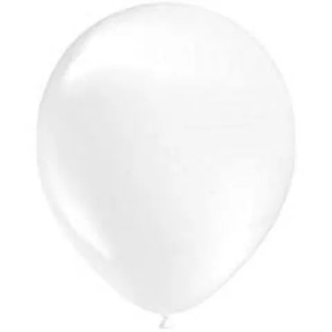 BOLSA 100 GLOBOS 45CM TRANSPARENTE