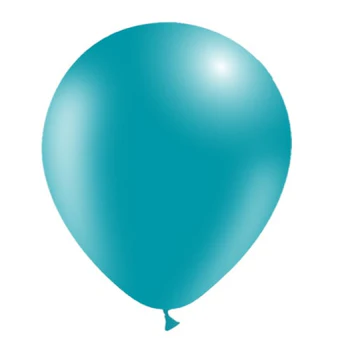 BOLSA 100 GLOBOS 45CM TURQUESA