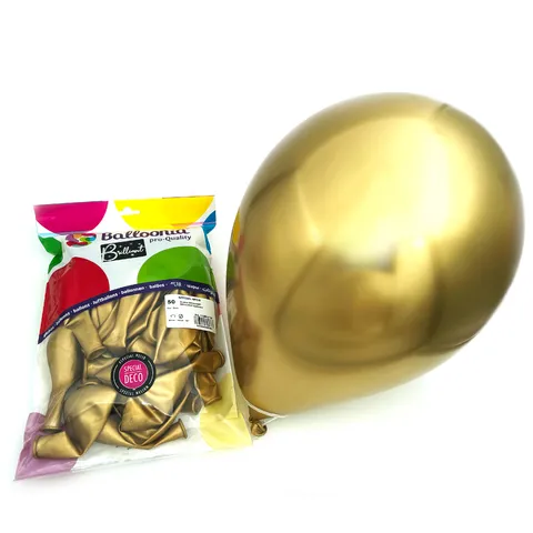 BOLSA 50 GLOBOS BRILLANT ORO 94CM