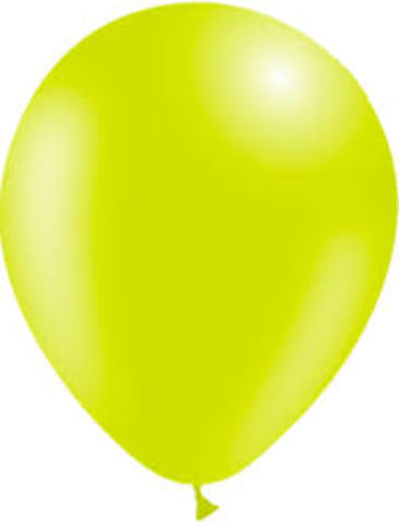 BOLSA 50 GLOBOS VERDE LIMA 95CM