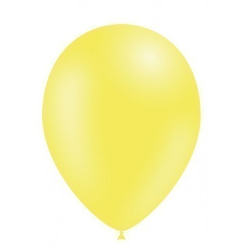 BOLSA 50 GLOBOS 95CM AMARILLO LIMON