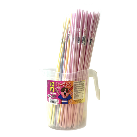 [8431108104741] CAÑAS SIDRAL 45 CM 3SABORES 160UD