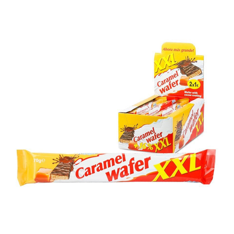 [3800102742832] CARAMEL WAFER XXL 70GR C24