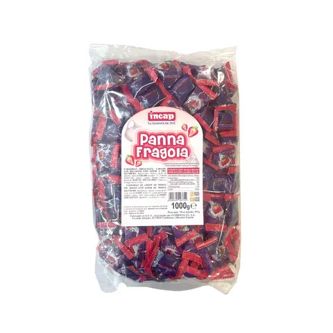 CARAMELO FRESA-NATA RELLENOS 1KG