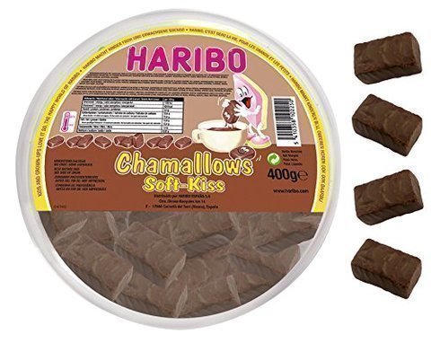 [5410358102250] CHAMALLOWS NUBE CHOCO HARIBO 400GR CJ12