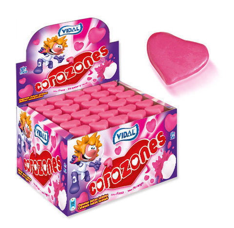 [30002] CORAZONES FRESA 75 UNID