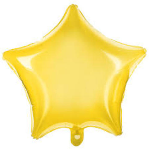GLOBO FOIL 22 PULGADAS ESTRELLA AMARILLO