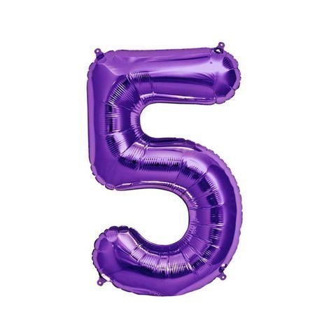 GLOBO FOIL 34" PURPURA Nº5