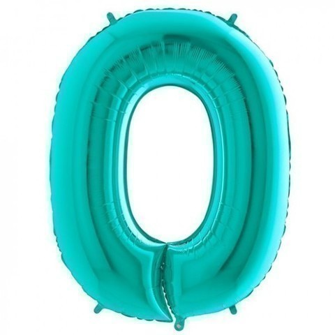 GLOBO FOIL 40 PULGADAS VERDE AGUA N0