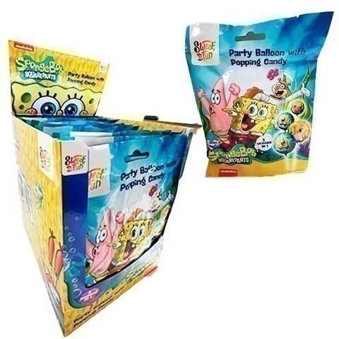 [8590311207127] GLOBOS BOB ESPONJA POPPING CANDY C24