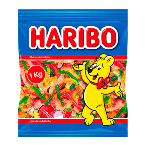 GUSANOS BRILLO HARIBO 1KG CJ12