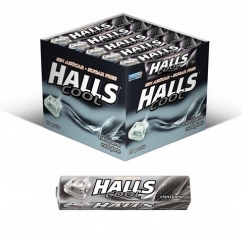 [84164018] HALLS S/AZUCAR EXTRA FUERTE 20 UNID