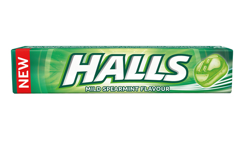 HALLS SPEARMINT S/A 32GR C20 CJ24