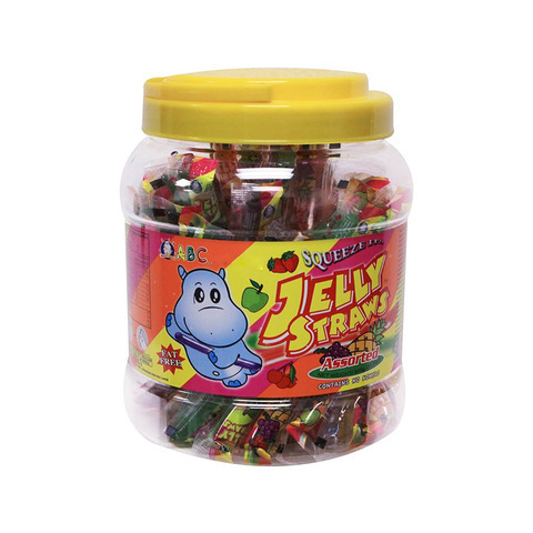 [800489001198] HIPPO JELLY STRAW C68
