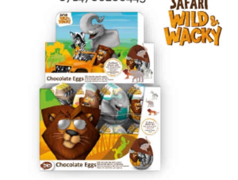 HUEVOS CHOCO SAFARI C24