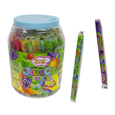 [6920242410433] JELLOO STRIP JAR 25GR C100
