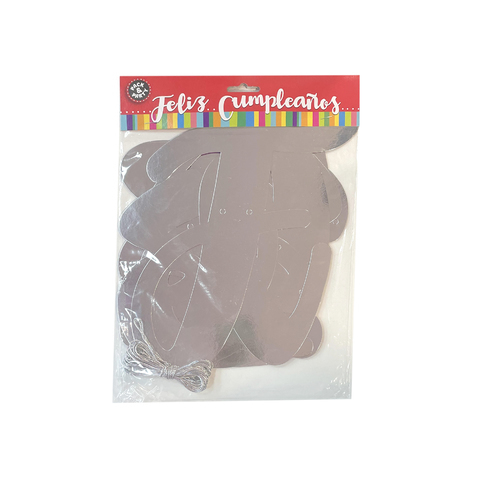 [8422935250091] LETRAS METALIZADAS FELIZ CUMPLEAÑOS 220X