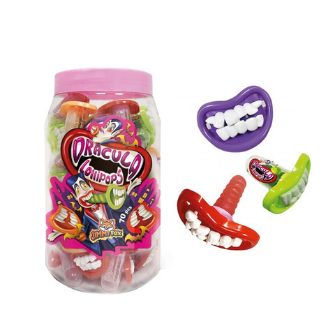 [6970221438057] LOLLIPOP DRACULA TEETH C70