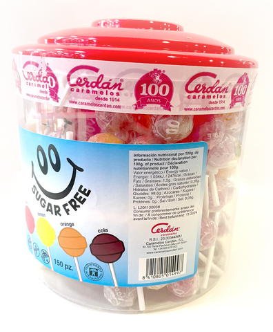 LOLLIPOP SUGAR FREE 150UD