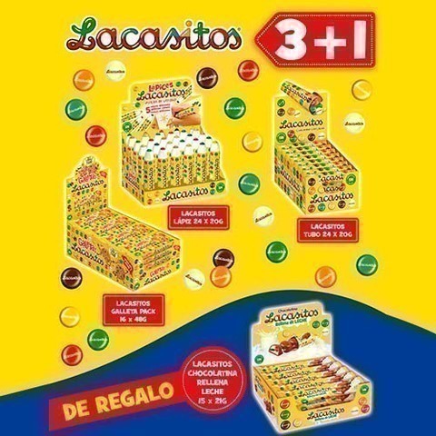 LOTE LACASITOS 3 + 1