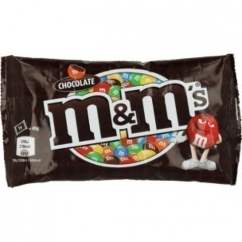 [40111490] M&M SINGLE CHOCO 24X45 GR