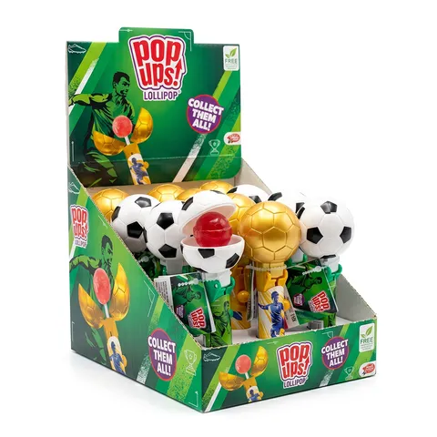 [8714786325678] FOOTBALL POP UPS LOLLIPOP C12